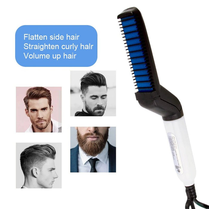 Multi-functional Beard Straightener Brush - Gear Elevation