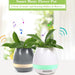 Musical Flower Pot - LED Rechargeable Bluetooth Music Night Light Speaker - Gear Elevation