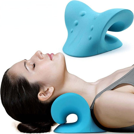 Neck Cloud Massage Pillow for Pain Relief Body, Shoulders, Portable Cervical Traction Device - Gear Elevation