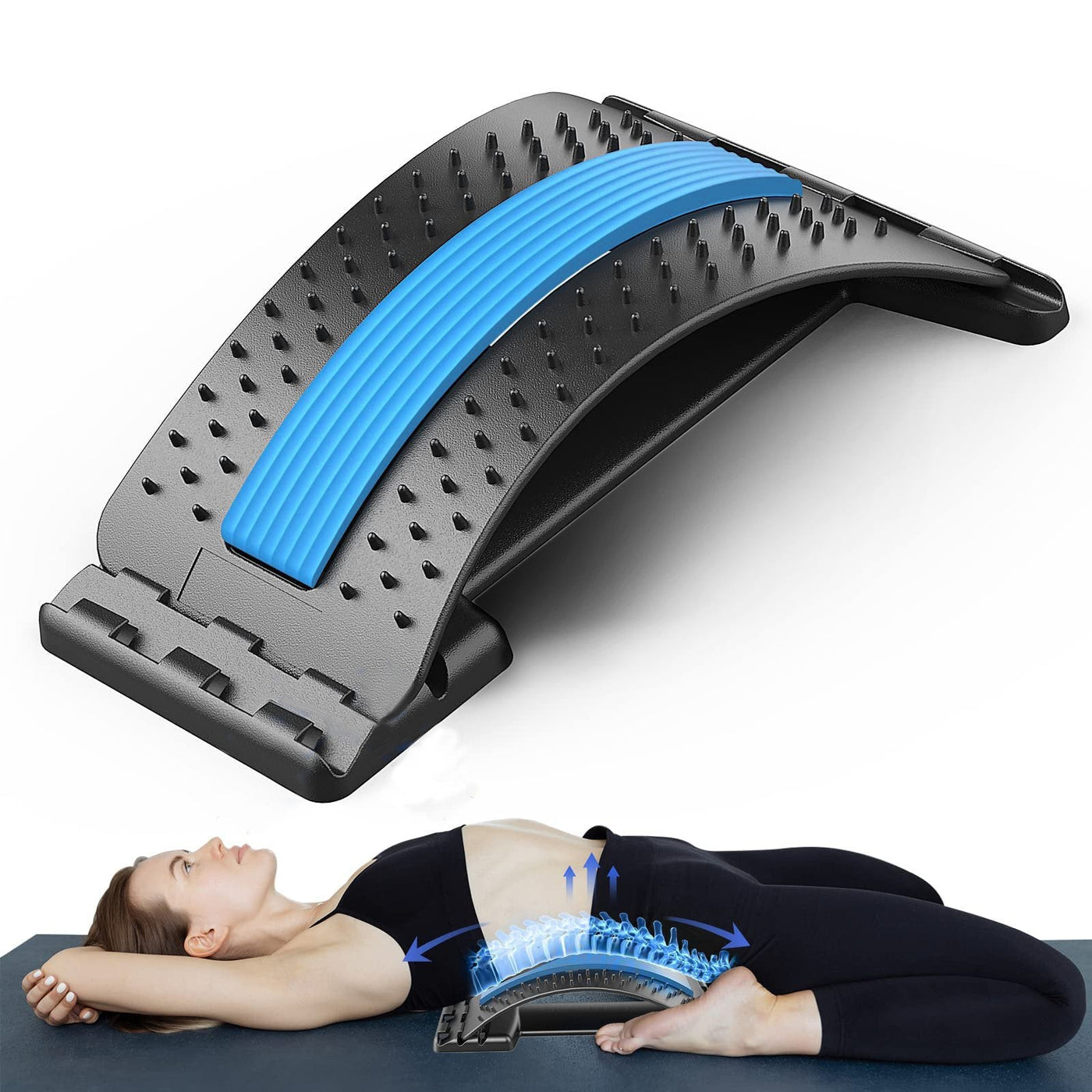 Orthopedic Lower Back Stretcher - Multi-Level Back Cracker, Upper & Lo ...