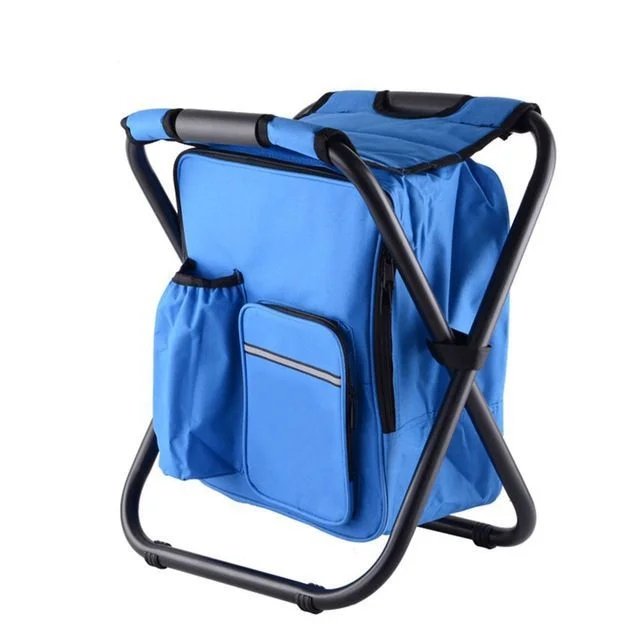 Portable Cooler Bag Chair - 3 in 1 Camping Stool for Travel, Beach, Hiking, Picnic - Gear Elevation