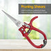 Scissors Pruning Shears - Multifunctional Garden Scissors Manual with Safety Buckle Stainless Steel - Gear Elevation