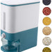 Sealed Rice Bucket Dispenser - Gear Elevation