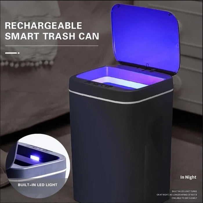 Self Changing Automatic Trash Bin - Electric Waste Bin for Home - Gear Elevation