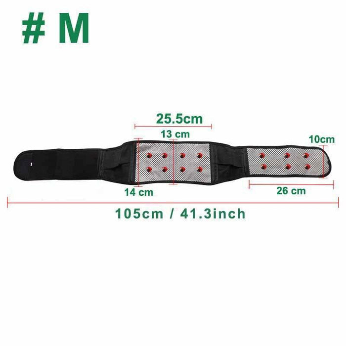 Self-Heating Magnetic Therapy Back Waist Support Belt - Gear Elevation