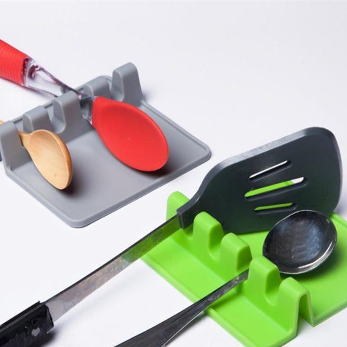 Silicone Kitchen Utensils Drip Pad Holder - Gear Elevation