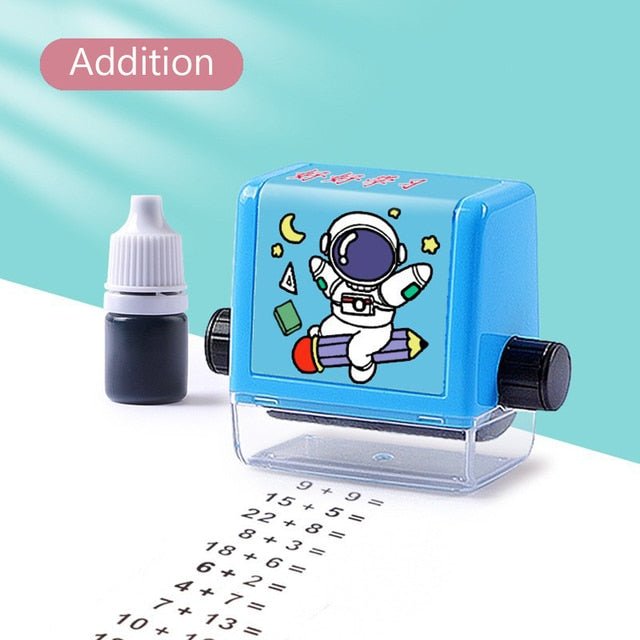 Smart Math Roller Stamps, Addition And Subtraction Questions - Stamp Within 100 Pupils - Gear Elevation