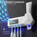Smart UV Toothbrush Holder - Multifunctional Toothbrush Disinfector Automatic Toothpaste Dispenser Squeezer - Gear Elevation
