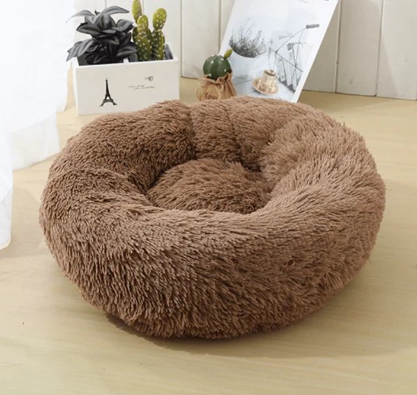 Soft Calming Pet Bed for Cats & Dogs, Anti-anxiety, Anti-stress - Gear Elevation