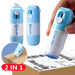 Thermal Paper Correction Fluid - Security Stamp Identity Protection Roller Stamper with Unboxing Knife - Gear Elevation