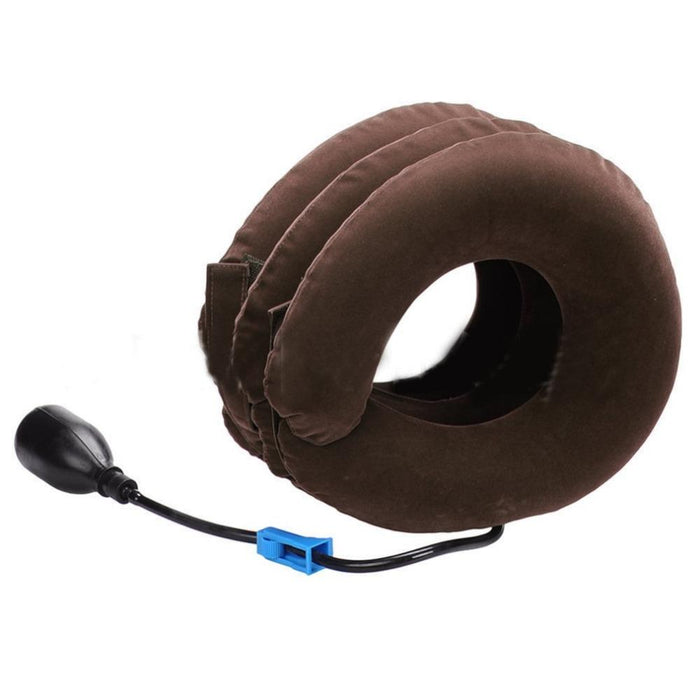 Three Layers Cervical Neck Traction Inflatable Pillow - Gear Elevation