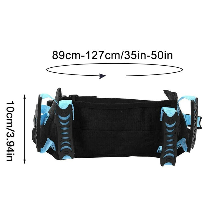 Transfer Belts for Lifting Seniors - Adjustable Gait Waist Belts Transfer Belts Patient Ambulation Walking Aid Belt - Gear Elevation