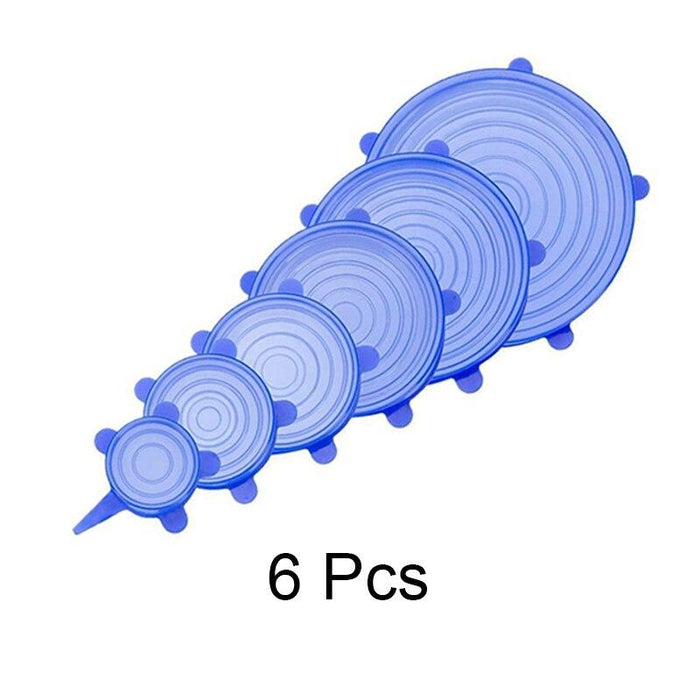 Universal Silicone Stretch Lids 6pcs. - Gear Elevation