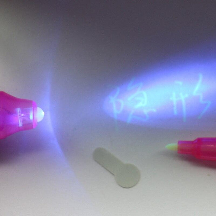 UV Light Creative Stationery Invisible Ink Pen - Gear Elevation