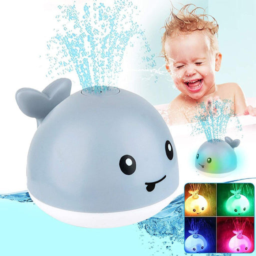 Whale Bath Toy, Baby Light Up Bath Tub Toys, Water Sprinkler for Toddlers Infants - Gear Elevation
