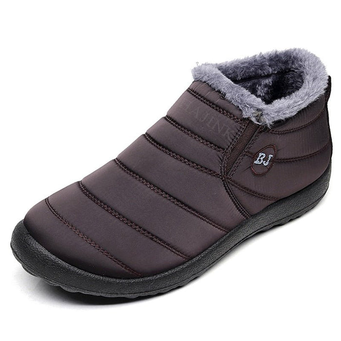 Women's Boots Slip On Winter Shoes, Waterproof Ankle Boots - Gear Elevation